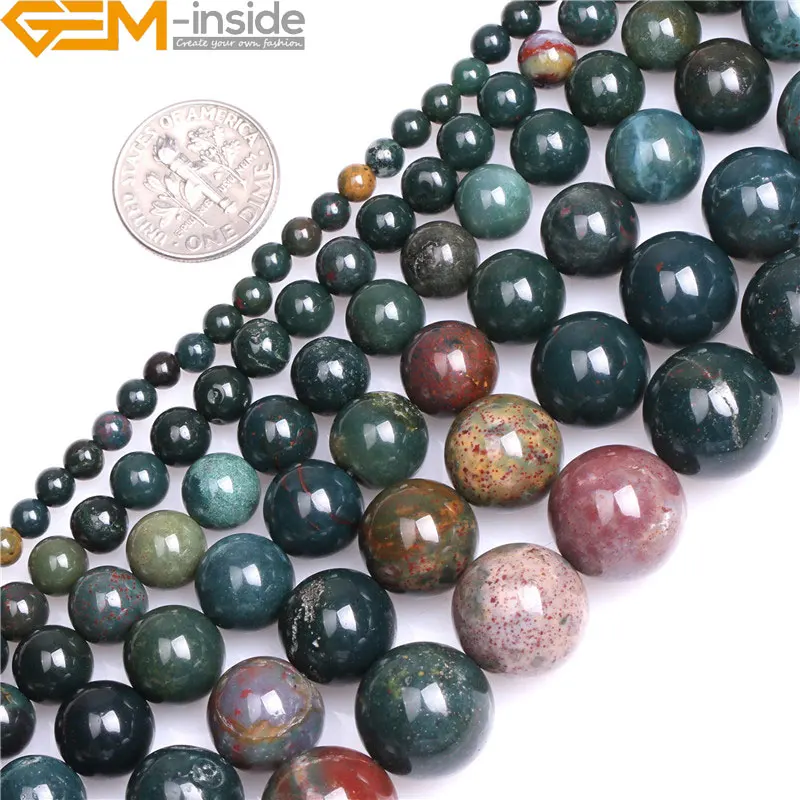 Round Natural Dark Green Blood Stone Beads Selectable Size 4mm To 14mm Loose Beads For Jewelry Making Strand 15"Wholesale
Round Natural Dark Green Blood Stone Beads Selectable Size 4mm To 14mm Loose Beads For Jewelry Making Strand 15"Wholesale