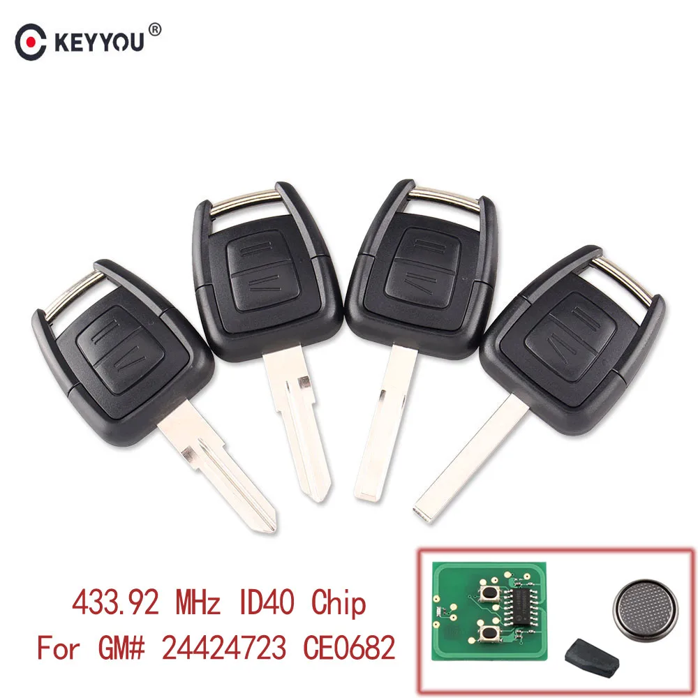 KEYYOU Remote Car Key 433Mhz ID40 Chip For Vauxhall Opel Vectra Zafira Omega Frontera OP1 24424723 YM-28/HU46/HU43/HU100 Blade
KEYYOU Remote Car Key 433Mhz ID40 Chip For Vauxhall Opel Vectra Zafira Omega Frontera OP1 24424723 YM-28/HU46/HU43/HU100 Blade