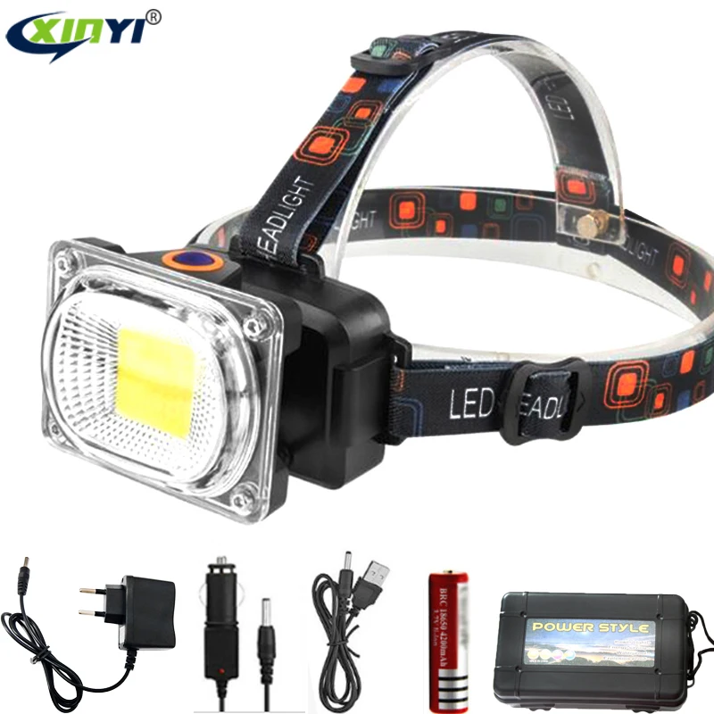 Ultra Bright 6200LM COB LED Headlamp USB charging Outdoor camping Fishing headlight Work Portable Searchlight lantern flashlight
Ultra Bright 6200LM COB LED Headlamp USB charging Outdoor camping Fishing headlight Work Portable Searchlight lantern flashlight