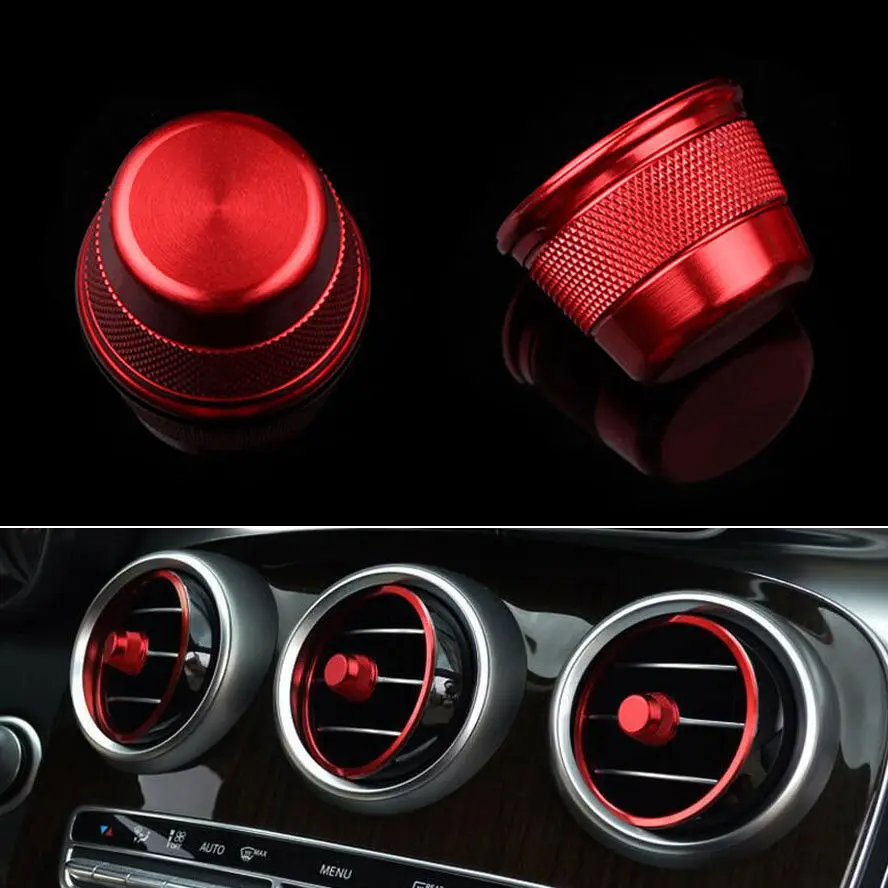 BBQ@FUKA 5x Aluminum Red Air Condition Decoration Button Covers Trim Car-styling Fit For Benz C180L/C200L/C260L
BBQ@FUKA 5x Aluminum Red Air Condition Decoration Button Covers Trim Car-styling Fit For Benz C180L/C200L/C260L