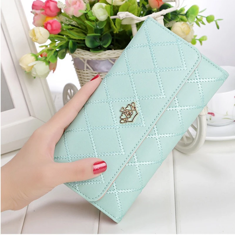 Women's Mini Crown Folding Leather Wallet Card Holder Ladies Long Wallet Mobile Phone Pouch Money Package-2 Pack
Women's Mini Crown Folding Leather Wallet Card Holder Ladies Long Wallet Mobile Phone Pouch Money Package-2 Pack