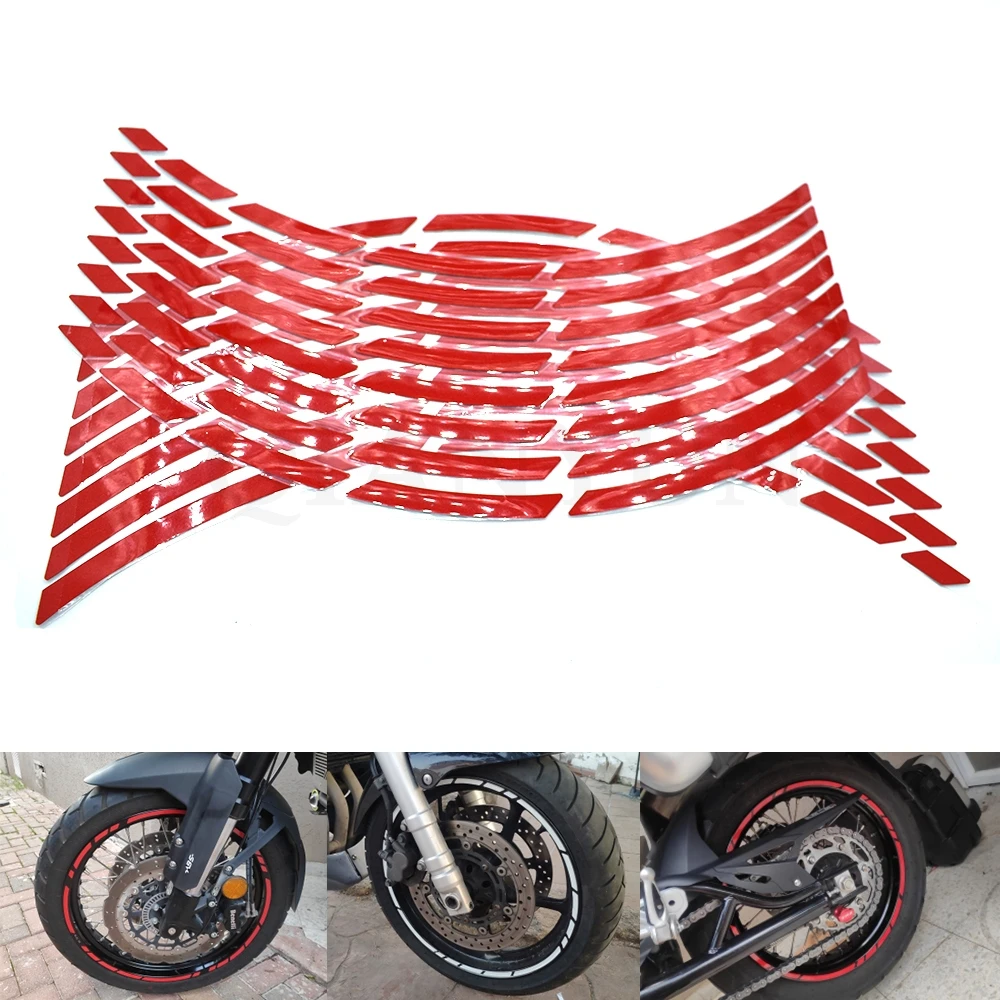 17-19 inch Universal motorcycle car tire sticker reflective rim tape decal For Suzuki GSR750 TL1000S SFV650 DL650 V-Strom GSR600
17-19 inch Universal motorcycle car tire sticker reflective rim tape decal For Suzuki GSR750 TL1000S SFV650 DL650 V-Strom GSR600
