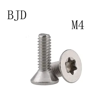 50Pcs M4 GB2673 stainless steel six petal flat head Star shaped plum screw countersunk flat blossom screws anti-theft bolts
50Pcs M4 GB2673 stainless steel six petal flat head Star shaped plum screw countersunk flat blossom screws anti-theft bolts