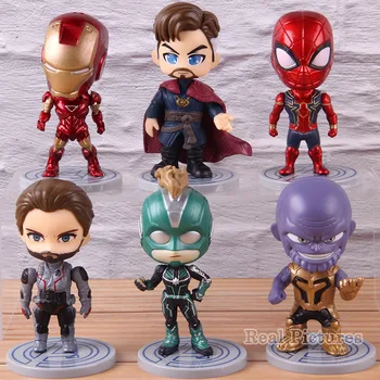 Avengers Endgame Toys Thanos Iron Man Captain America Doctor Strange Captain Marvel Spiderman Action Figure Model Toy 6pcs/set
Avengers Endgame Toys Thanos Iron Man Captain America Doctor Strange Captain Marvel Spiderman Action Figure Model Toy 6pcs/set