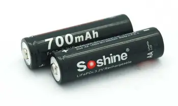 Soshine IFR14500 iron lithium battery on the AA 14500 of lithium iron battery LiFePo 3.2v 700mAh
Soshine IFR14500 iron lithium battery on the AA 14500 of lithium iron battery LiFePo 3.2v 700mAh