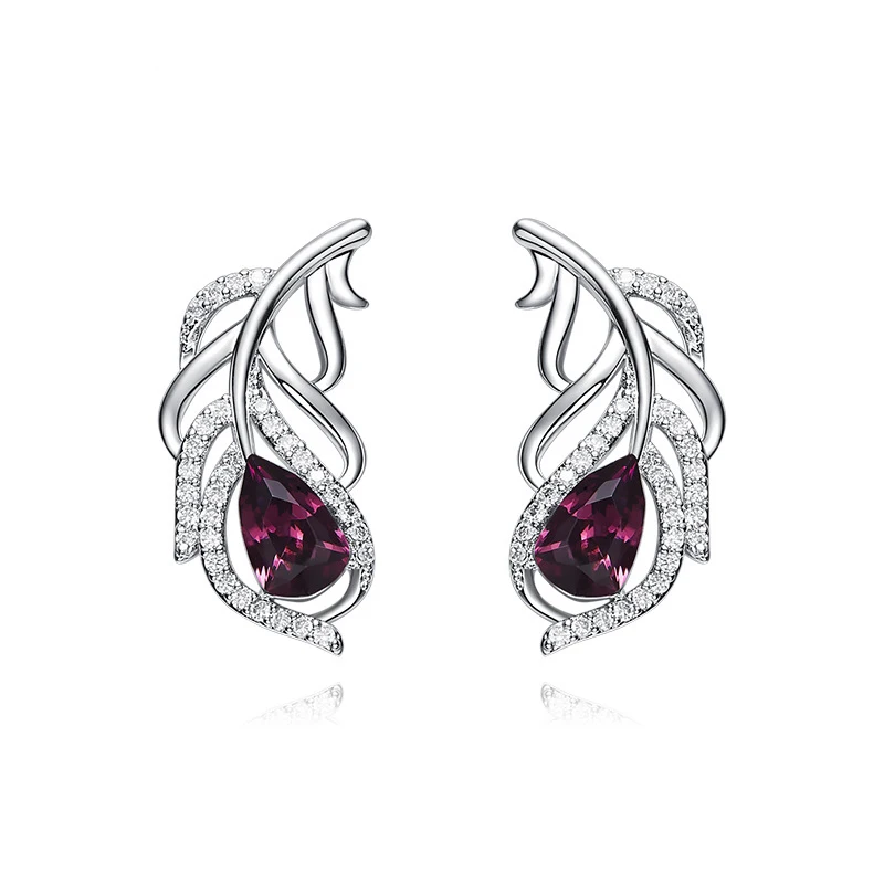 High Quality 925 Sterling Silver embellished with crystals from Swarovski FeatherStud Earrings Casual Style For women as gift
High Quality 925 Sterling Silver embellished with crystals from Swarovski FeatherStud Earrings Casual Style For women as gift