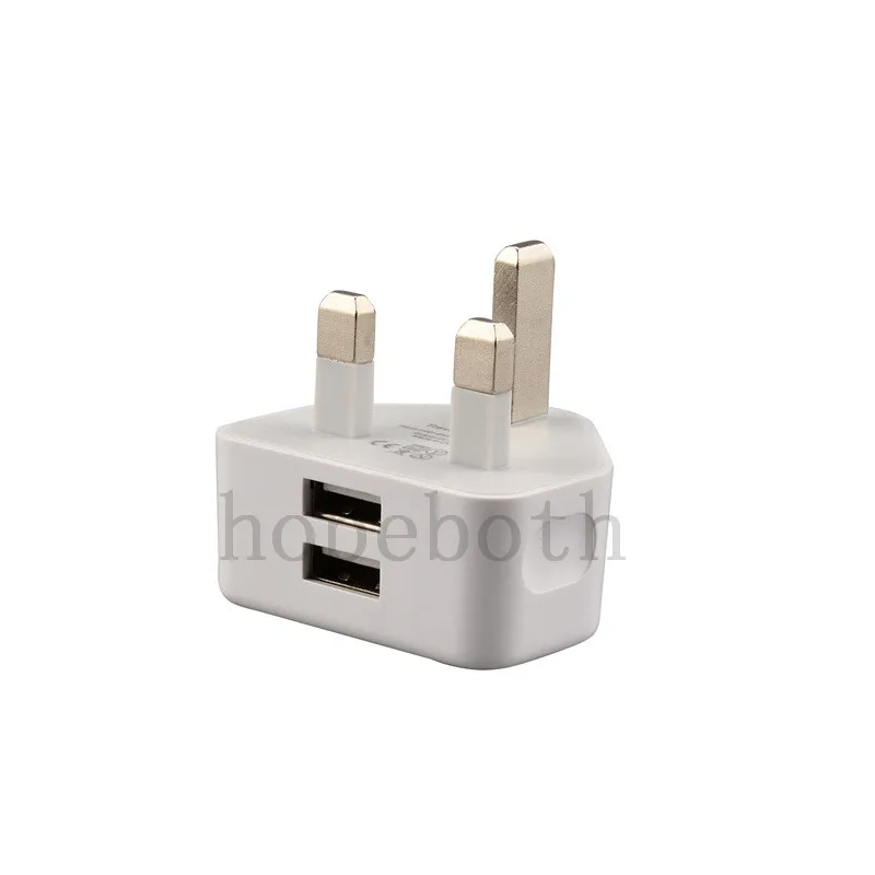 Сетевой адаптер с двумя USB-портами 5 В 2 А 100 шт./лот | Мобильные телефоны и