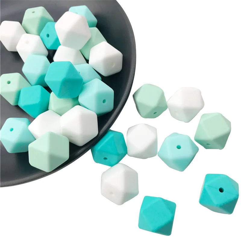 20Pcs Colorful Silicone Geometric Hexagon Beads Teething DIY Necklace Accessories Nursing Material Baby Teethers Best Gifts
20Pcs Colorful Silicone Geometric Hexagon Beads Teething DIY Necklace Accessories Nursing Material Baby Teethers Best Gifts