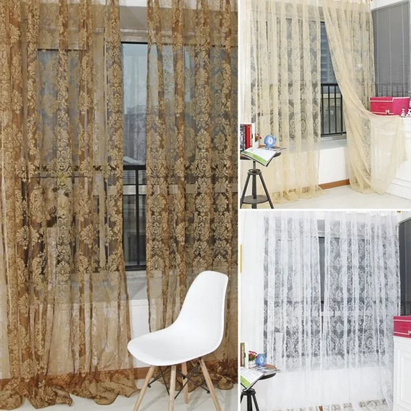 1*2m New Luxury Tulle Bronzing Window Screens Door Balcony Curtain Panel Sheer Scarfs
1*2m New Luxury Tulle Bronzing Window Screens Door Balcony Curtain Panel Sheer Scarfs