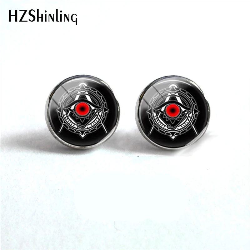 ED-0054 New Arrival Illuminati Symbol Stud Earrings Satanism Baphomet Freemason Masonic Earring Glass Jewelry Round Earrings
ED-0054 New Arrival Illuminati Symbol Stud Earrings Satanism Baphomet Freemason Masonic Earring Glass Jewelry Round Earrings
