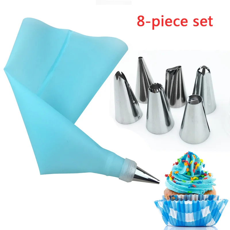 Pastry Icing Piping Bags Cake Decorating Tip Set Dispensers Nozzles Professional Frosting Tips,diy Reusable Silicone Baking Tool
Pastry Icing Piping Bags Cake Decorating Tip Set Dispensers Nozzles Professional Frosting Tips,diy Reusable Silicone Baking Tool