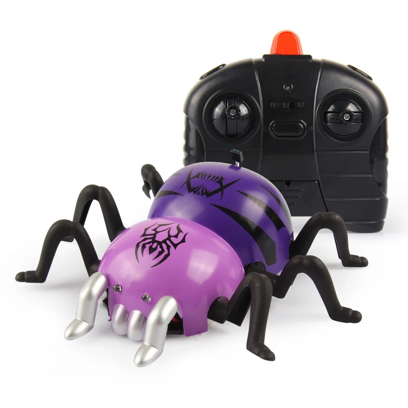 

RC Spider Shaped Micro Wall Climbing Spider Child Kids Toy Machine On The Remote Control Spider Racing Car Radio-Controlled Toys