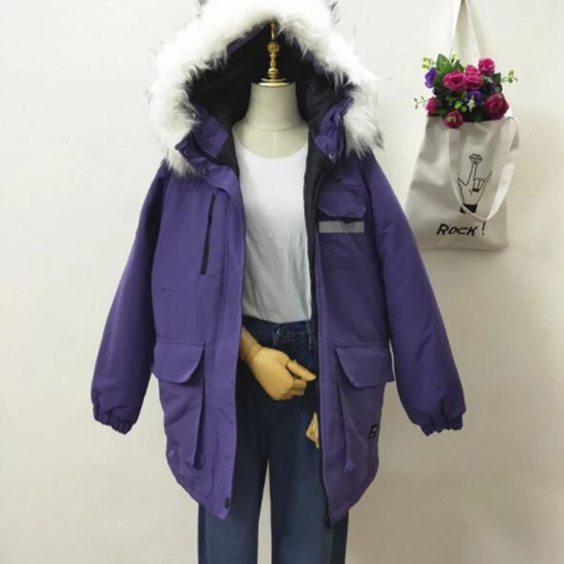 2018 new cotton suit female large size jacket Harajuku style BF big fur collar tool coat cotton
2018 new cotton suit female large size jacket Harajuku style BF big fur collar tool coat cotton
