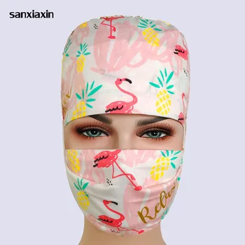 sanxianxin Unisex cotton breathable print adjustable pet hospital work hats surgical cap doctor nurse cap beauty pharmacy hat
sanxianxin Unisex cotton breathable print adjustable pet hospital work hats surgical cap doctor nurse cap beauty pharmacy hat