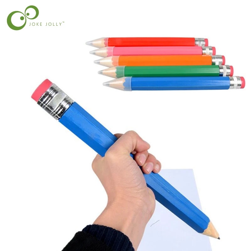 New peculiar craft 35cm colorful thick pole large wooden pencil children toys WYQ
New peculiar craft 35cm colorful thick pole large wooden pencil children toys WYQ