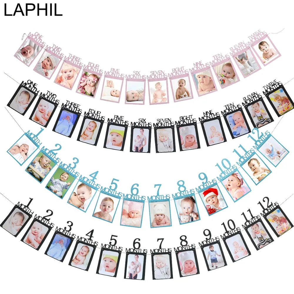 LAPHIL My First Birthday Banner Blue Pink 12 Months Photo Frame Banner 1st Birthday Decoration Boy Girl My 1 Year Party Supplies
LAPHIL My First Birthday Banner Blue Pink 12 Months Photo Frame Banner 1st Birthday Decoration Boy Girl My 1 Year Party Supplies