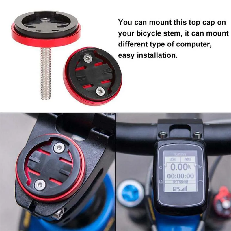 Bike Computer Holder Stem Top Cap Stopwatch Mount Bracket for Garmin 1000/820/810/800/520/510/500/200 Bryton R530/R330/R310/R100
Bike Computer Holder Stem Top Cap Stopwatch Mount Bracket for Garmin 1000/820/810/800/520/510/500/200 Bryton R530/R330/R310/R100