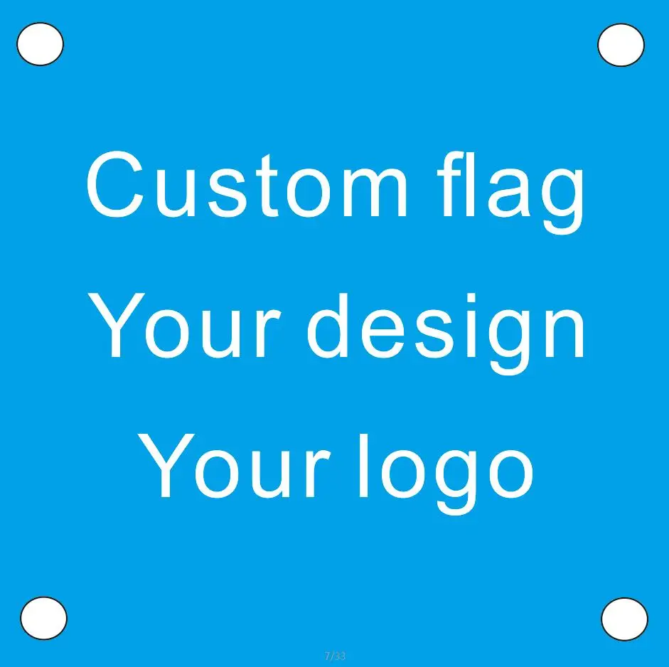 Customize flags 90*90cm/100*100cm/120*120cm your text your design your logo can be printed for home decoration/party/celebration
Customize flags 90*90cm/100*100cm/120*120cm your text your design your logo can be printed for home decoration/party/celebration