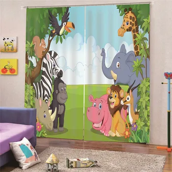 3D Digital Print Animal World blackout Curtains For Living Room Modern Printed Organza Window bedroom Curtains dropship M19
3D Digital Print Animal World blackout Curtains For Living Room Modern Printed Organza Window bedroom Curtains dropship M19