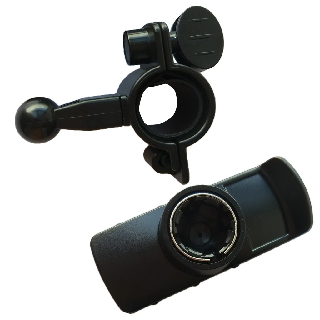 2 Pieces Motorcycle Blike Handlebar Mount for Garmin GPSMAP 62 62S 62ST Rino 650 Garmin eTrex 10 20 30 Black