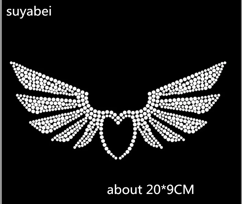 2pc/lot Flying heart iron on transfer iron on rhinestone transfer designs hot fix rhinestone motif designs
2pc/lot Flying heart iron on transfer iron on rhinestone transfer designs hot fix rhinestone motif designs