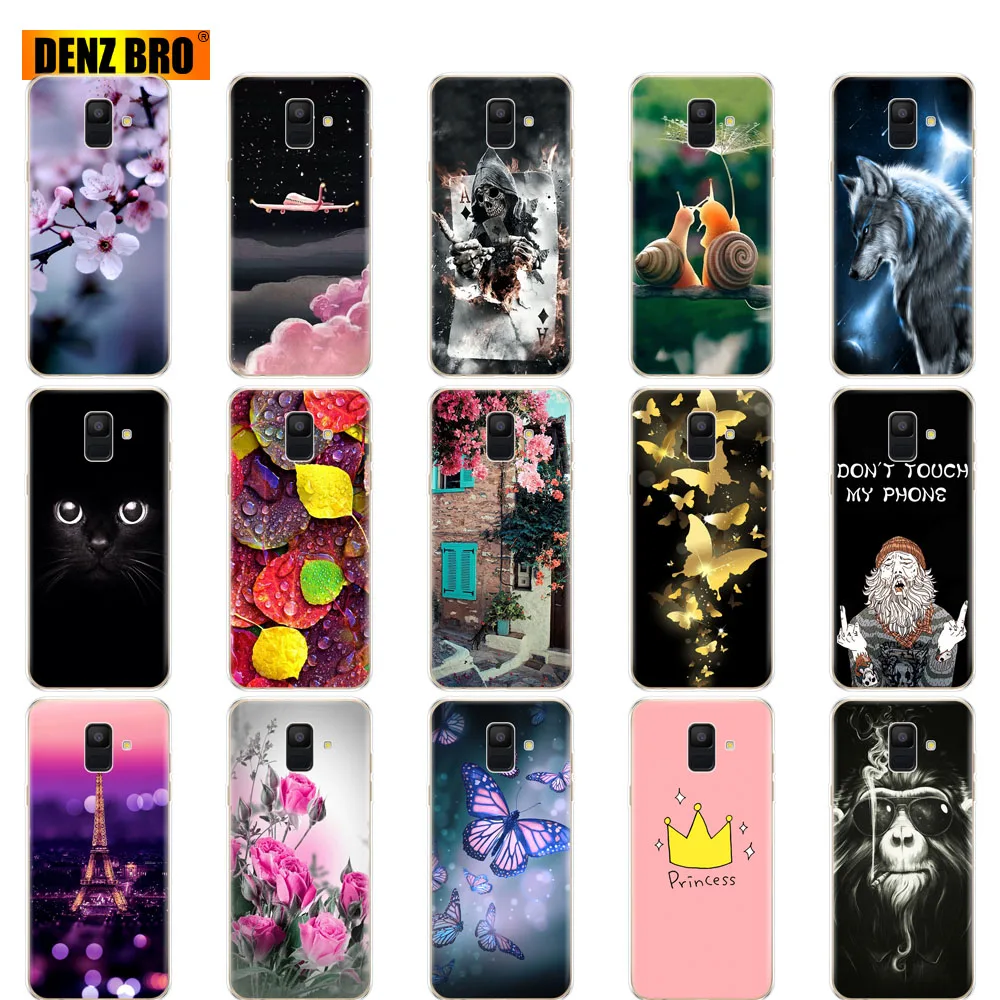 

For Samsung Galaxy A6 2018 case Dual SIM SM A600 A600F phone cover for samsung A6 plus 2018 A605 A605F protective coque bumper