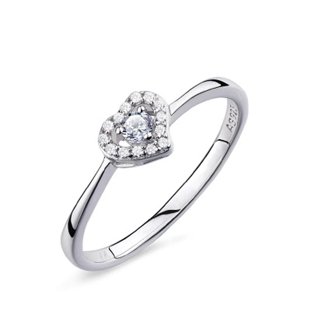 Hot sale 2018 Women Silver color Crystal Love Heart Shaped Ring Bridal Wedding Jewelry
Hot sale 2018 Women Silver color Crystal Love Heart Shaped Ring Bridal Wedding Jewelry