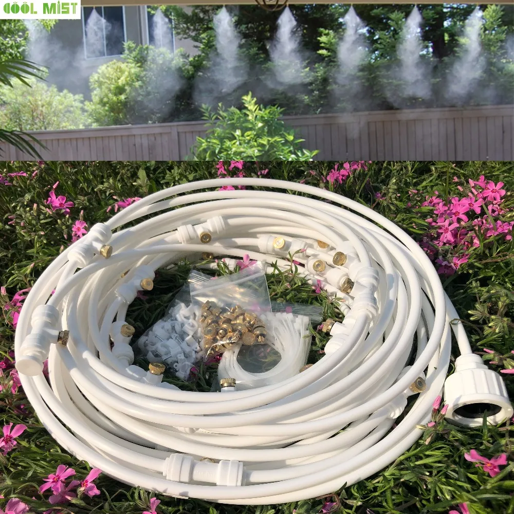 S030 Atomizing micro-sprinkler set 18M with 26pcs brass spray head automatic watering kits cooling sprayer water mist system
S030 Atomizing micro-sprinkler set 18M with 26pcs brass spray head automatic watering kits cooling sprayer water mist system