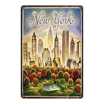 New York Retro City Shabby Chic Travel Tin Sign Metal Plate Wall Bar Restaurant Home Art Craft Decor 30X20CM DU-2448
New York Retro City Shabby Chic Travel Tin Sign Metal Plate Wall Bar Restaurant Home Art Craft Decor 30X20CM DU-2448