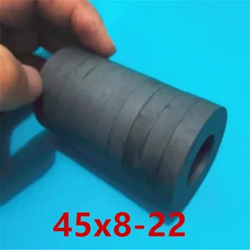 2pcs/5pcs/lot Y30 Ring Ferrite Magnet 45*8 mm Hole 22mm Permanent magnet 45mm x 8mm Black Round Speaker 45X8 45-22*8
2pcs/5pcs/lot Y30 Ring Ferrite Magnet 45*8 mm Hole 22mm Permanent magnet 45mm x 8mm Black Round Speaker 45X8 45-22*8