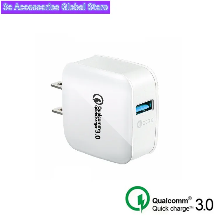USB Charger 5V 9V 12V Quick Charge QC 3.0 Fast charging Mobile Phone 18W Portable Wall Charger Adapter for iphone Samsung xiaomi
USB Charger 5V 9V 12V Quick Charge QC 3.0 Fast charging Mobile Phone 18W Portable Wall Charger Adapter for iphone Samsung xiaomi