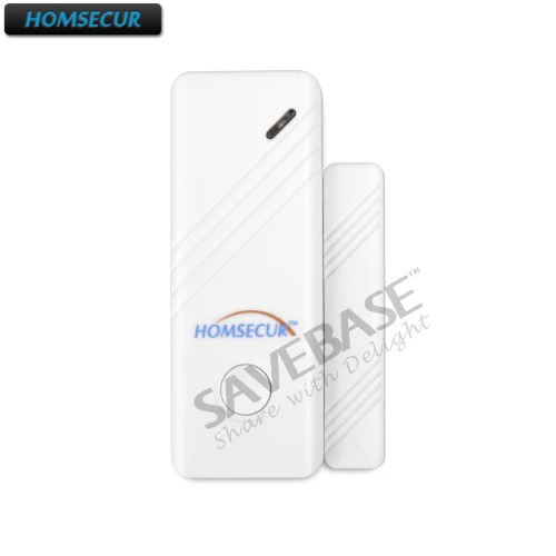 HOMSECUR 2Pcs A2-3 433MHz Wireless Door Sensor For 433MHz Home Alarm System