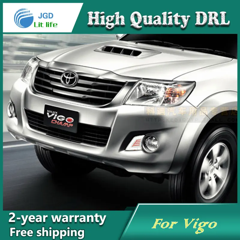 Free shipping ! 12V 6000k LED DRL Daytime running light case for Toyota Vigo 2012 2013 Fog lamp frame Fog light Car styling
Free shipping ! 12V 6000k LED DRL Daytime running light case for Toyota Vigo 2012 2013 Fog lamp frame Fog light Car styling
