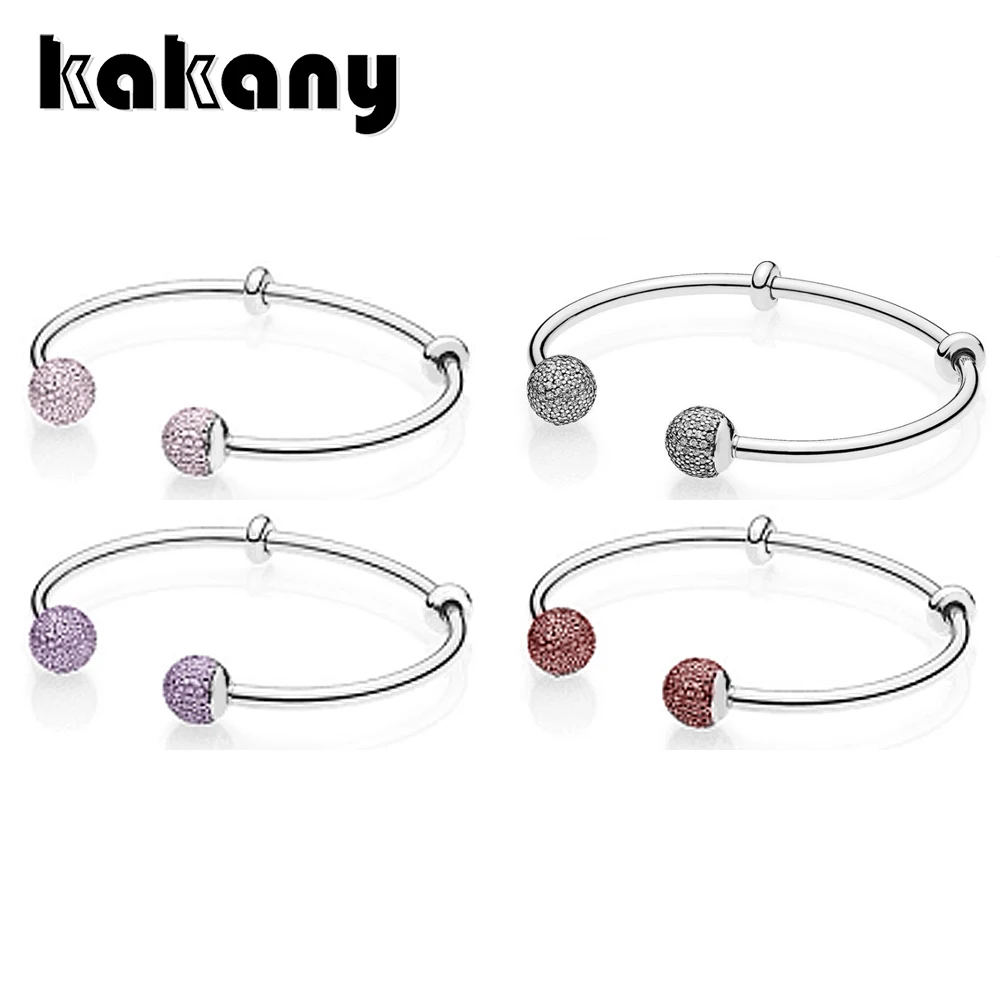 KAKANY The Latest MOMENTS 925 Sterling Silver Double-Headed Beads Pattern Bangle DIY A Bracelet Charms Birthday Gift
KAKANY The Latest MOMENTS 925 Sterling Silver Double-Headed Beads Pattern Bangle DIY A Bracelet Charms Birthday Gift
