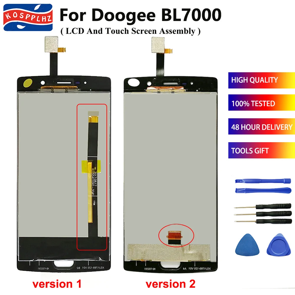 A+ Quality 5.5 inch For Doogee BL7000 LCD + Touch Screen Digitizer Assembly Replacement Original Doogee BL 7000 LCD + Tools
A+ Quality 5.5 inch For Doogee BL7000 LCD + Touch Screen Digitizer Assembly Replacement Original Doogee BL 7000 LCD + Tools