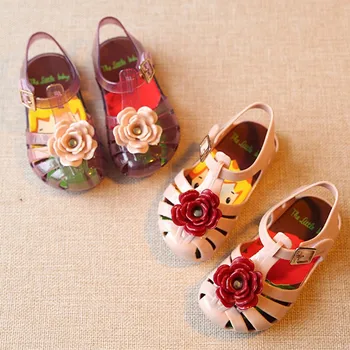 Summer Girls Sandals Mini SED 3D Rose Flowers Baby Jelly Sandals Cute Infants Plastic Sandals Toddler Shoes
Summer Girls Sandals Mini SED 3D Rose Flowers Baby Jelly Sandals Cute Infants Plastic Sandals Toddler Shoes