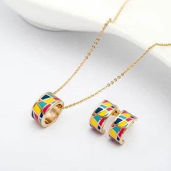 R&X Trendy Dieraden Women Anniversary Necklace/earrings Romantic Jewelry Classic Fashion Dubai Ensemble Bijoux Jewelry Sets Sets
R&X Trendy Dieraden Women Anniversary Necklace/earrings Romantic Jewelry Classic Fashion Dubai Ensemble Bijoux Jewelry Sets Sets
