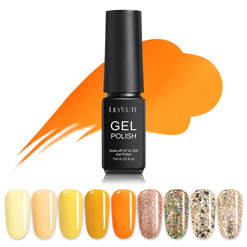LILYCUTE Canary Yellow Orange UV Gel Nail Polish Color Coat Soak Off Long Lasting Nail Art Gel Varnish Manicure Nail Art Gel
LILYCUTE Canary Yellow Orange UV Gel Nail Polish Color Coat Soak Off Long Lasting Nail Art Gel Varnish Manicure Nail Art Gel