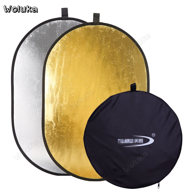 60*90cm 2-in-1 Oval Reflector board Gold Silver reflector photography accessories portable photo studio panel with bag CD50 T10
60*90cm 2-in-1 Oval Reflector board Gold Silver reflector photography accessories portable photo studio panel with bag CD50 T10