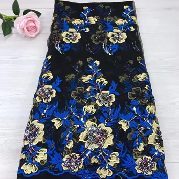 Latest Popular Designs sequins lace Fabric 5 Yards African Lace Fabric High Quality blue gold indian silk George lace fabric
Latest Popular Designs sequins lace Fabric 5 Yards African Lace Fabric High Quality blue gold indian silk George lace fabric