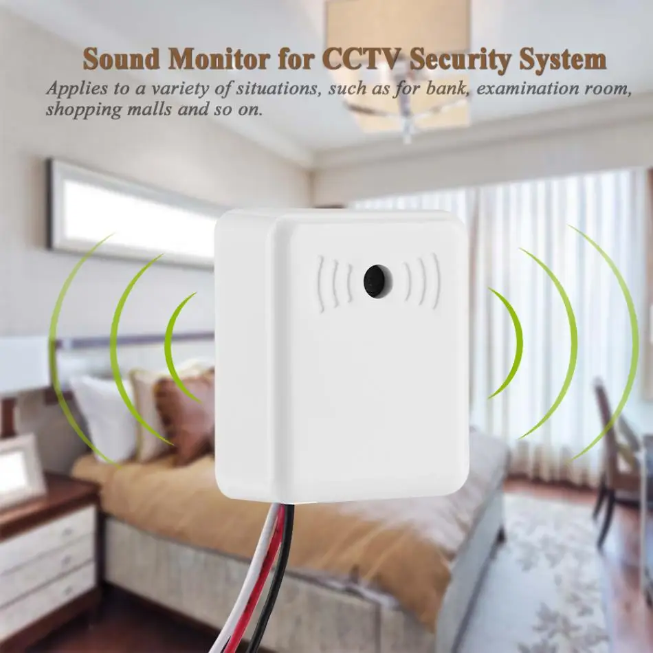Mini HiFi High Sensitivity Audio Sound Monitoring Pickup Microphone Head for CCTV Camera
Mini HiFi High Sensitivity Audio Sound Monitoring Pickup Microphone Head for CCTV Camera
