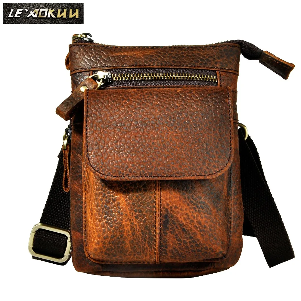 Crazy Horse Leather Male Casual Design Shoulder Messenger Crossbody bag Fashion Belt Waist bag Travel Small Pouch Men 611-18d
Crazy Horse Leather Male Casual Design Shoulder Messenger Crossbody bag Fashion Belt Waist bag Travel Small Pouch Men 611-18d
