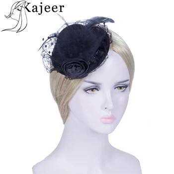 Kajeer Women Fascinator Hair Clip Hat For Women Lace Feather Mini Hat Wedding Party Mujer Feather Headwear Hair Accessories
Kajeer Women Fascinator Hair Clip Hat For Women Lace Feather Mini Hat Wedding Party Mujer Feather Headwear Hair Accessories