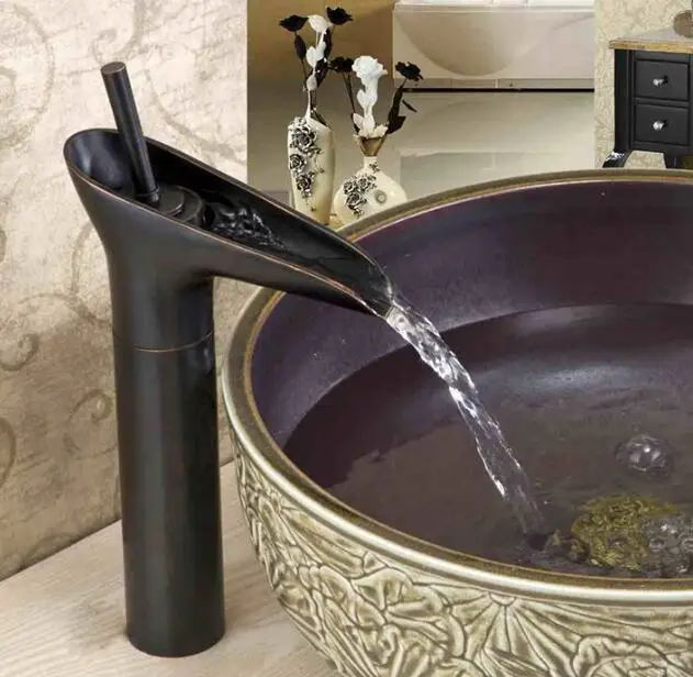 Top quality Basin Faucet Oil Rubbed Bronze waterfall Bathroom Basin Sink Mixer Tap Crane torneira bathroom accessories
Top quality Basin Faucet Oil Rubbed Bronze waterfall Bathroom Basin Sink Mixer Tap Crane torneira bathroom accessories