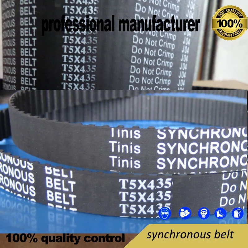 synchronous belt T5-435 87Teeth belt industrial belt high quality synchronous belt for pully use
synchronous belt T5-435 87Teeth belt industrial belt high quality synchronous belt for pully use