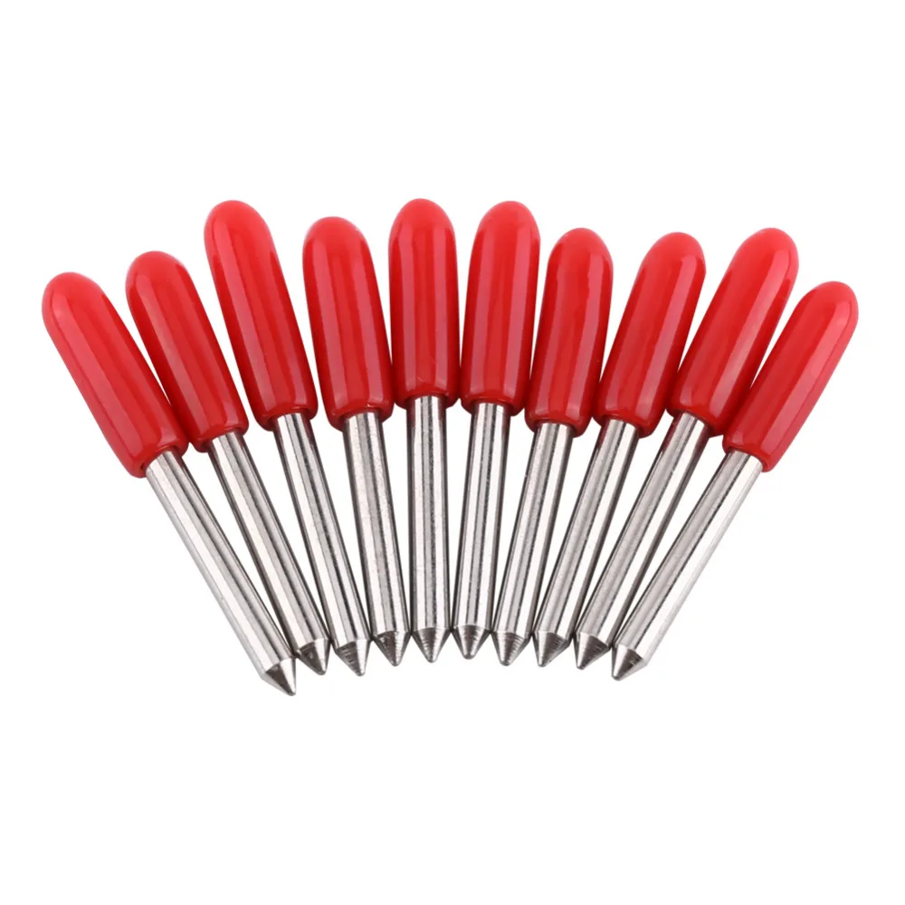 10pcs/set 30/45/60 Degree PCB Engraving Bits CNC Router Tool Plotter Cutter Blade Knife Cemented Carbide Blade For Vinyl Cutting
10pcs/set 30/45/60 Degree PCB Engraving Bits CNC Router Tool Plotter Cutter Blade Knife Cemented Carbide Blade For Vinyl Cutting