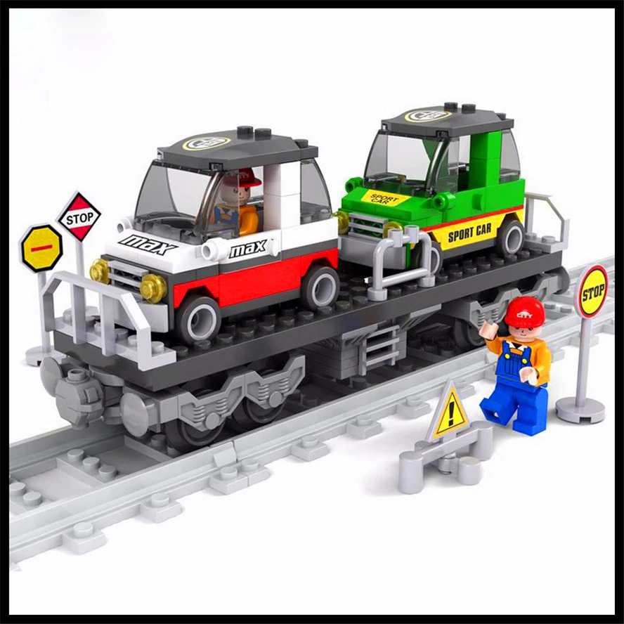 186Pcs Building Block Toys Transport Car Train Rail Tracks Model Ausini 25412 Figure Brinquedos For Children Compatible Legoe
186Pcs Building Block Toys Transport Car Train Rail Tracks Model Ausini 25412 Figure Brinquedos For Children Compatible Legoe