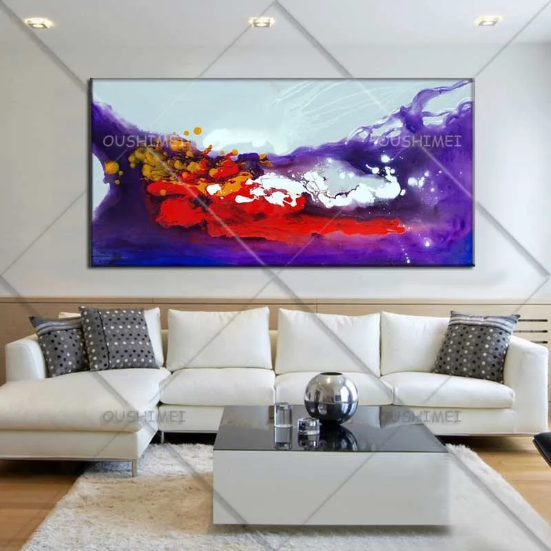 New Landscape Oil Painting Wall Art Abstract Picture Handmade Purple Red Sea Scenery Home Decorative For Living Room Wall
New Landscape Oil Painting Wall Art Abstract Picture Handmade Purple Red Sea Scenery Home Decorative For Living Room Wall
