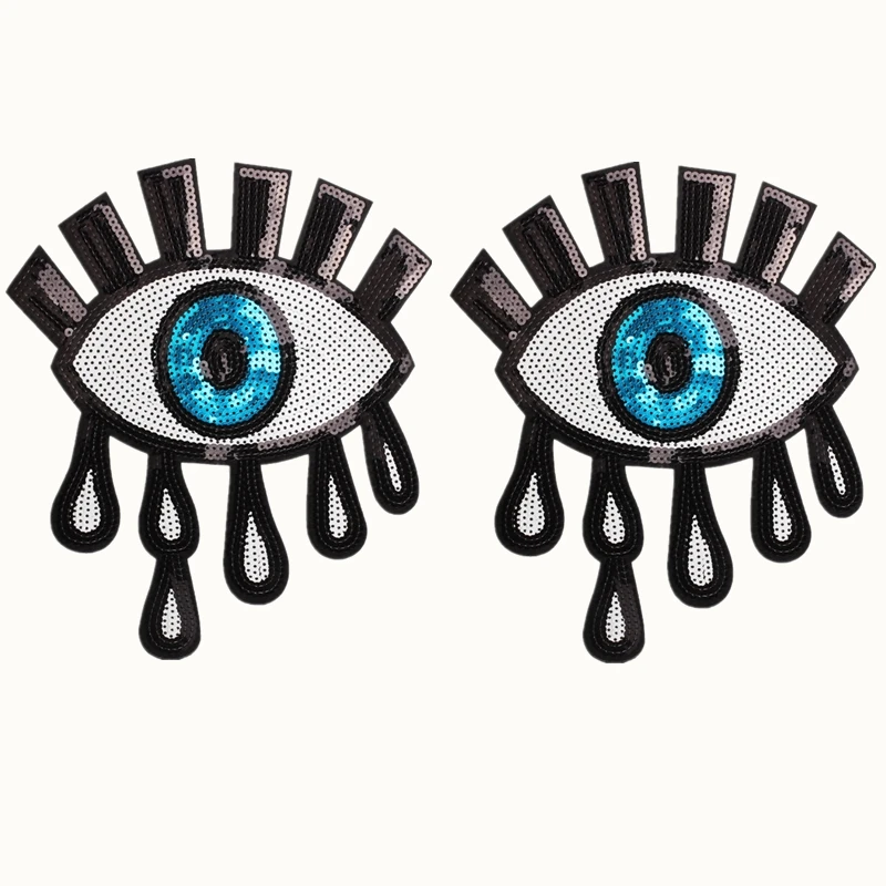2Pcs/lot New Sequins Patches Eyes Applique Sequined Iron on Fashion Sticker for Clothes Bag Cap Diy Repair Craft Decoration
2Pcs/lot New Sequins Patches Eyes Applique Sequined Iron on Fashion Sticker for Clothes Bag Cap Diy Repair Craft Decoration