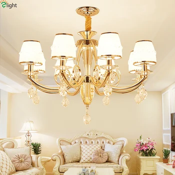 Modern Lustre Crystal Led Pendant Chandeliers Light Gold Metal Living Room Led Chandelier Lighting Dining Hanging Lights Fixture
Modern Lustre Crystal Led Pendant Chandeliers Light Gold Metal Living Room Led Chandelier Lighting Dining Hanging Lights Fixture
